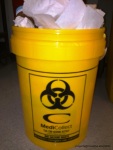 Hazardous Medical Waste Bin